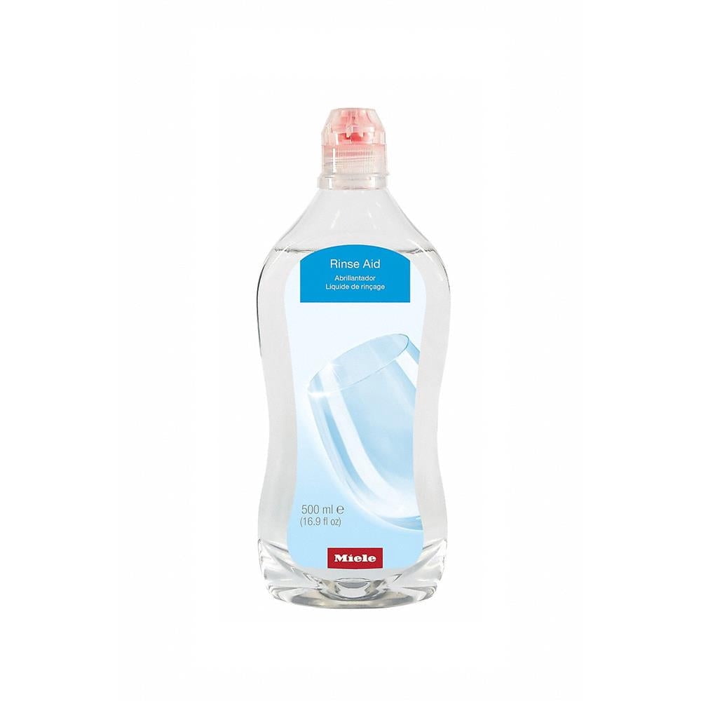 Miele Dishwasher Rinse Aid – Glass Protection Formula for Spot-Free Shine & Faster Drying, 17 oz Bottle (11772170)