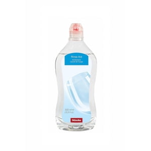 Miele Lave-vaisselle Rinse Aid – Formule de protection du verre pour le brillant sans tache & Séchage plus rapide, 17 oz bouteille (11772170)