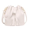 thumbnail image 2 of Milaget Sac Seau Moderne Sac Hobo Sac à Bandoulière à Cordon Blanc, 2 of 3