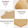 thumbnail image 3 of EcoNesxp 4 coffee filter papers for pour over and drip coffee makers 100 coffee filter papers for pour over and drip coffee makers 4 cone coffee filters, 3 of 5