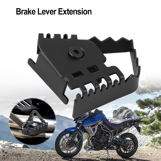 Motorcycle Rear Foot Brake Lever Pedal Enlarge Extension Pad Extender Stainless Steel Foot Pegs Rest Pedal Exterior Door Hinge For F800GS F700GS