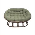 thumbnail image 3 of Blazing Needles Coussin Papasan Double Standard en Microsuède - Rouge Vin, 3 of 3