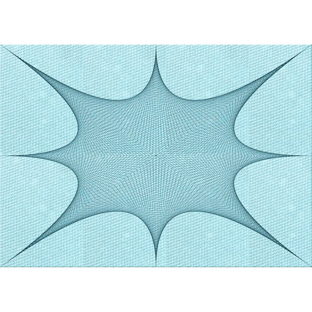 Ahgly Company Machine Washable Indoor Rectangle Transitional Electric Blue Area Rugs, 2' x 5'