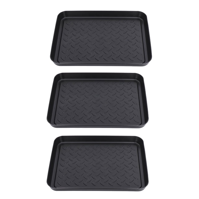Shoe Tray, Perfect Size Interlocking Design Multi Function Boot Mat Tray Durable Plastic For Garbage For Food For Shoe
