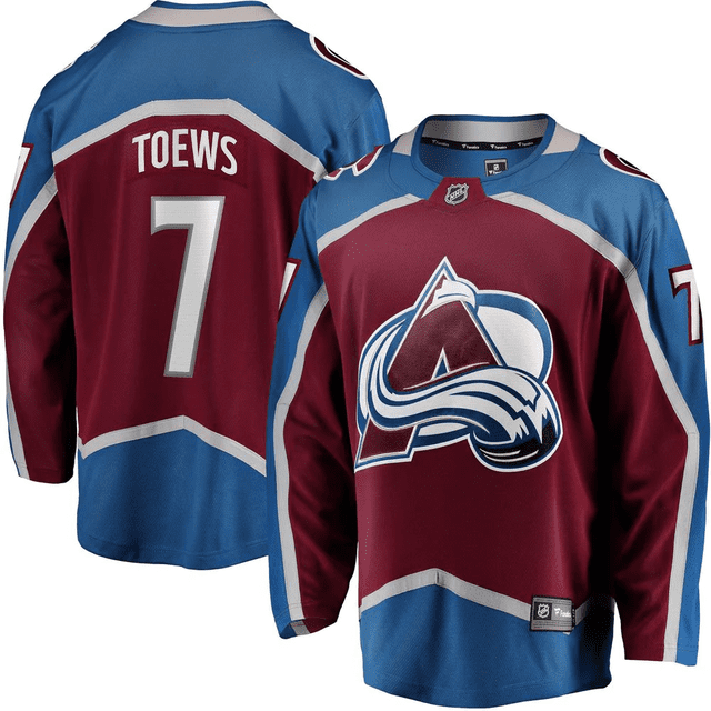 Devon Toews Colorado Avalanche LNH Fanatics Chandail Domicile Breakaway, XX-Grand