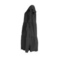 thumbnail image 3 of Faithtur Robe Mi-Longue Ample pour Femmes, Style Décontracté d'Été, Couleur Unie, Col Rond, Manches Volantes, Jupe Froncée, 3 of 5