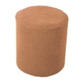 thumbnail image 3 of jifeng Housse de Pouf Protège-Tabouret Housses Housses de Tabouret Extensible Café, 3 of 8