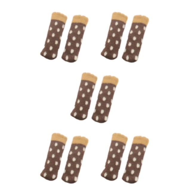 Redempat 24pcs/set Knitted Chair Leg Socks Reliable Protection For Furniture Non Slip Furniture Pads Caps Set Polyester Premium style 11 5Set