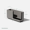 thumbnail image 2 of Veradek Block Series Long Box Medium Plastic Planter - Gray, 2 of 11