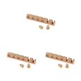 thumbnail image 4 of relayinert Guitar Bell Nut Height Adjustable Width Brass String Nuts Electric Guitars Parts Decorative Wear-resistant Beginner Use As Shown 3PCS, 4 of 6