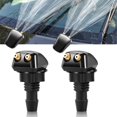 thumbnail image 1 of 2 Pcs Voiture Double Trous Lave-Glace Buse Essuie-Glace Jet d'Eau Réglable, 1 of 7
