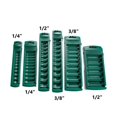 thumbnail image 3 of MYG 1pc Socket Organizer Box 3/8 1/4 1/2inch Drive ABS Plastic Socket Clip Rail Holder Toolbox Socket Storage Socket Organizer Box, 3 of 8