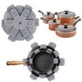 thumbnail image 1 of Limited Time Deal Iumwxz Pot and Pan Protectors 12 Pcs Pan Protectors for Stacking Pots and Pans Dividers 4 Different Sizes Avoid Scratching Cookware Protectors up to 70% off Hottest Deals, 1 of 8