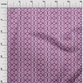 thumbnail image 3 of oneOone Cotton Silk Purple Fabric Asian Block Craft Project Decor Fabric Printed by The Yard 42 Inche Wide-7613, 3 of 4