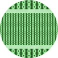 thumbnail image 1 of Ahgly Company Machine Washable Indoor Round Transitional Forest Green Area Rugs, 3' Round, 1 of 7