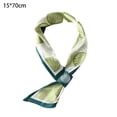 thumbnail image 2 of Lightweight square satin scarf - small silk scarf for sleeping, 2 of 5