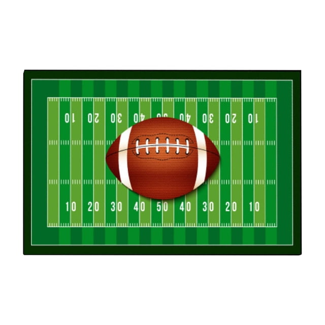 TIELUTT Sports Area Carpets Retro Football Field And Rugby Floor Mats Non Door Mats Living Room Dining Big Area Rugs Band Blanket Throw Throw Blanket Throw Quilt Blanket through Blankets
