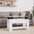 thumbnail image 1 of vidaXL Coffee Table White 101x49x52 cm Engineered Wood, 1 of 5