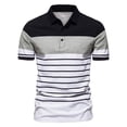 thumbnail image 2 of KIHOUT Chemises d'Été pour Hommes, Chemise Décontractée à Boutons Col Rabattu Manches Courtes Ample Noire m, 2 of 7