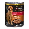 thumbnail image 2 of Purina Pro Plan Complete Essentials Beef & Rice Entrée, Wet Dog Food 368 g, 2 of 10