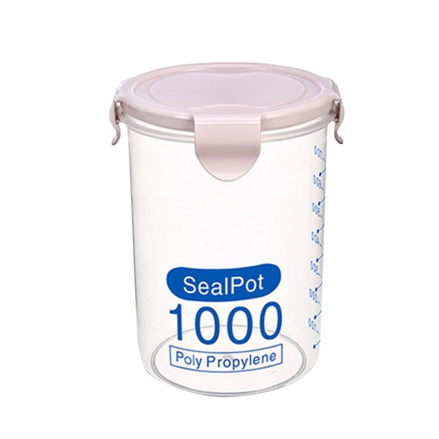 RKSTN Kitchen Utensils Storage Containers Airtight Cans Plastic Storage Boxes Stackable Storage Boxes Kitchen Refrigerator Storage Tanks Kitchen Utensils
