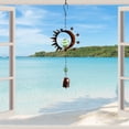 thumbnail image 1 of TopLLC Sun Wind Chimes Luminous Metal Crafts Ornaments Garden Balcony Pendants, 1 of 5