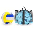 thumbnail image 3 of maytalsory Basketball Bag Backpack Waterproof Mesh Pockets for Football Volleyball gray blue, 3 of 8
