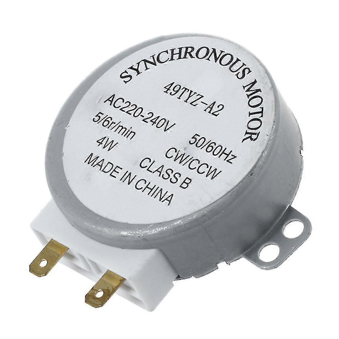 Ac 220-240v 50/60hz 5/6rpm 4w Turntable Synchronous Motor For Miniwave Oven Banmo