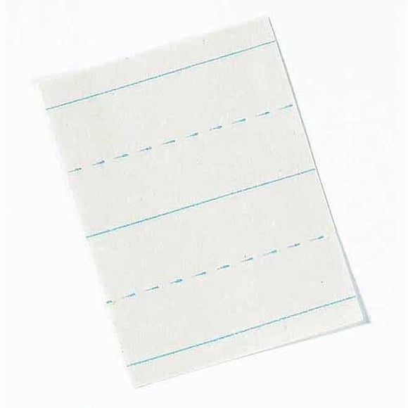School Smart Picture Story Paper, 7/8 Inch Rule, 9 x 12 Inches, 500 Sheets