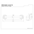 thumbnail image 2 of Kingston Brass DR314245 24 Inch Restoration Decor  Grab Bar - Oil Rubbed Bronze, 2 of 2
