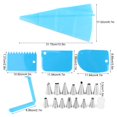 thumbnail image 3 of LAFGUR Cake Decorating Kit,20Pcs Cake Baking Decorating Kit Set Piping Nozzles Cream Squeeze Bag Tool,Cake Piping Nozzle Kit, 3 of 7
