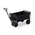 thumbnail image 1 of Seina 150lb Capacity Collapsible Steel Frame Outdoor Utility Wagon Cart, Black, 1 of 9