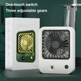 thumbnail image 4 of Spray Misting Fan 3 Gear Handheld Rechargeable Portable Travel Air Fans Moisturizing Cooling Humidifier Personal Mister Green, 4 of 9