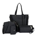 thumbnail image 1 of OUSITAID Women Solid Color Handbag + Crossbody Shoulder Bag + Hand Purse + Card Holder for Daily Use New, 1 of 2