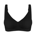 thumbnail image 1 of Timegard Bras for Women Wireless Adjustable Strap Full Support Soft Comfortable Deep V Bra Sleep Bralette, 1 of 2