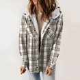 thumbnail image 1 of LSLJS Veste en Cuir pour Femme à Grand Col avec Ceinture à Lacets, Patchwork, Coupe Ajustée, à Manches Longues, 1 of 3