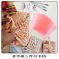 thumbnail image 4 of VERDANVERSE 100Ensemble 7.9x5.9x0.2in Pochettes à Bulles Rouges en PE pour Emballage Antichoc et Antistatique, 4 of 4