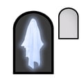 thumbnail image 1 of Fantômes d'Halloween Ajout d'Élégance Décorations Fantômes Miroir Hanté Décoration de Chambre d'Halloween Décoration Mystique Miroir Fantômes Circulaire Lumière Blanche, 1 of 7