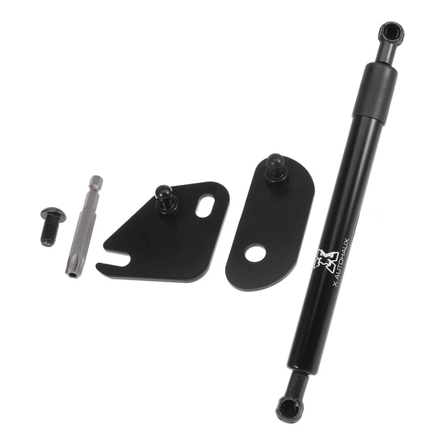 Unique Bargains Car Vehicle Tailgate Lift Support Rear Gate Gas Struts Spring Black Set for Ford F-150 2015-2020