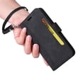 thumbnail image 2 of For Samsung A22 5G Case Leather Pure Magnetic Clasp Card Phone Cover - Black, 2 of 5