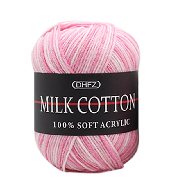 Dvkptbk Kiting Crochet Colorful Hand Knitting 50g Knitting Crochet Milk Soft Wool Yarn Kiting Crochet