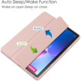 thumbnail image 5 of KOMI Tablet PC Case Case Compatible with Lenovo Tab M10 Plus (Gen 3 2022) 10.6"Tablet Case, TPU Slim Cover Auto Wake/Sleep Smart Case with Clear Transparent Back Shell Back tablet protection Rose Gold, 5 of 5