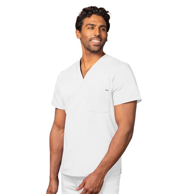 Adar Uniformes Médicaux Unisexes Universels - Haut de Sarrau Tunique à Col en V