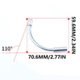 thumbnail image 3 of Xingzhi 10Pcs Aluminium Alloy Mountain Bike V Brake Noodle Cable Portable Detachable Replacement Riding Braking Tube Pipe 110°, 3 of 6