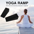 thumbnail image 4 of 2x Yoga Foam Wedge Tile Slanting Board EVA Foam Slant Yoga Block (15x6x5cm), 4 of 6