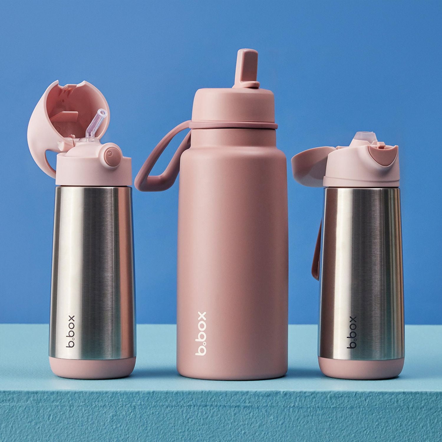 b.box - 16.9 oz Insulated Water Bottle: Keeps Drinks Cold up to 15 Hours, Warm up to 8 Hours. Triple Wall Stainless Steel Kids Water Bottle. Dishwasher Safe