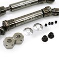 thumbnail image 1 of VONKY 2pcs Steel Universal Drive Joint For AMP 1/10 Monster Trucks Design RC Car Accessories Replacement Parts Red, 1 of 6