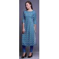 thumbnail image 2 of Bimba Kurti Imprimée à Manches 3/4 Tenue d'Été Kurta Tunique Droite pour Femmes, 2 of 6