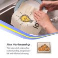 thumbnail image 2 of Kitchen Cleaning Cloth Bowls Washing Towel Dishes Wash Rag Kitchens Tools Household Absorbent Dish Cloths with Lovely Patterns Pumpkin, 2 of 6