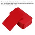 thumbnail image 4 of Unique Bargains 3.5' x 2' Blank Paper Business Cards Small Index Flash Cards Message Note Card, Red 300 Pack, 4 of 5